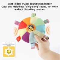 Jouet interactif en peluche pour animaux de compagnie, disque volant, jouet à mâcher couineur pour l'entraînement des chiens, vente en gros