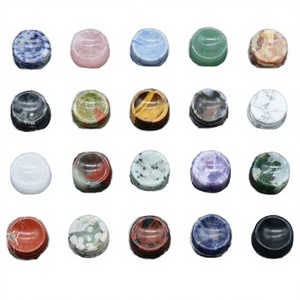 Pierres de méditation polies en cristal naturel pour la guérison, écologiques, multi-gemmes, faites à la main, style Feng Shui, vente en gros - Product Image 2