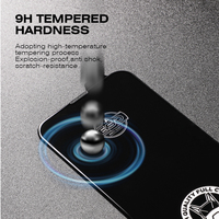 Protecteur d'écran en verre trempé transparent sans bulles pour Iphone 17 16 15 Pro Max 14 13 12 verre de protection pour téléphone portable