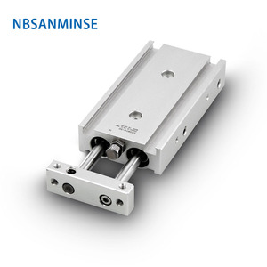 NBSANMINSE Cylindre à double tige 6 10 15 20 25 32mm Corps en aluminium Double action Standard - Product Image 1