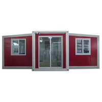 Maison extensible Conteneur de 40 pieds avec 3 plans de maison de chambre à coucher Maison de conteneur extensible de 40 pieds