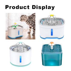 <span class=keywords><strong>Fontaine</strong></span> <span class=keywords><strong>à</strong></span> <span class=keywords><strong>eau</strong></span> automatique pour animaux de compagnie sans BPA de 2,5 l/84 oz <span class=keywords><strong>avec</strong></span> plateau en acier inoxydable, 4 modes de flux, distributeur d'<span class=keywords><strong>eau</strong></span> pour <span class=keywords><strong>chat</strong></span> - Product Image 6