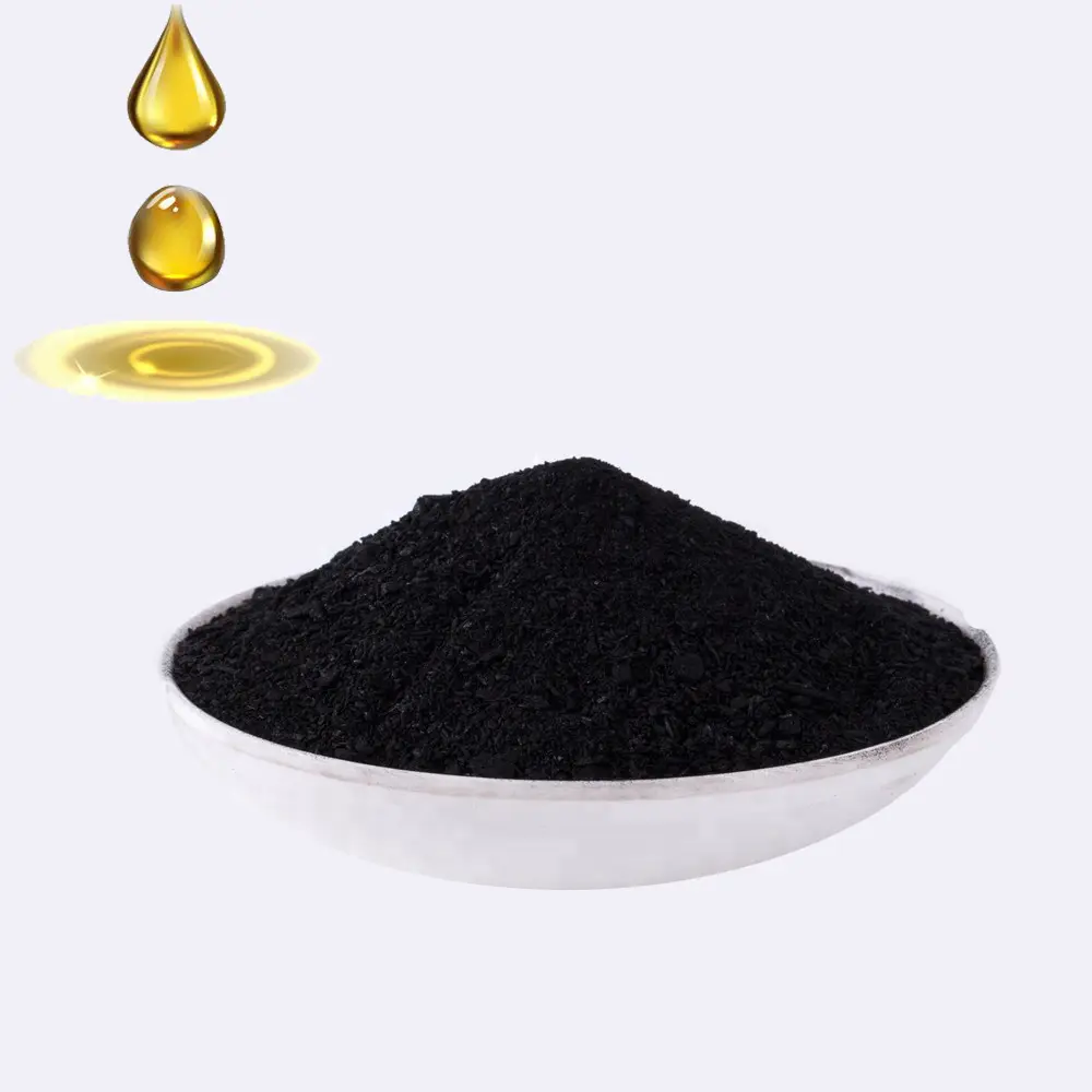 Carbon active odor removal from waste oil diesel oil chemical bleaching agent