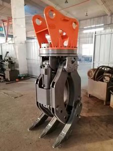 Hydraulische draaibare grijper voor graafmachines van 1-5 ton, houtgrijper, hydraulische graafmachinegrijper - Product Image 2