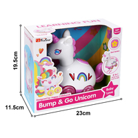 Jouets musicaux éducatifs FiveStar pour enfants de 5 à 7 ans, licornes, girafes, marche, en plastique