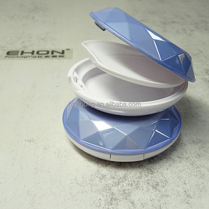 Envase Compacto para Polvo Prensado, Forma de Planeta, Plástico ABS, PP, PE, para Maquillaje y Cosméticos, Lujoso, de Dos Capas - Product Image 4