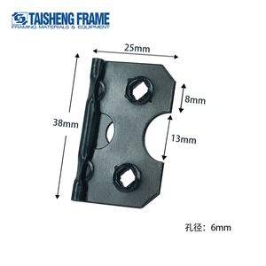 TS-K220 g6241 kim loại màu đen khung răng cư<span class=keywords><strong>a</strong></span> Bản lề cho ván MDF tự sử<span class=keywords><strong>a</strong></span> phần cứng-25*38mm - Product Image 2