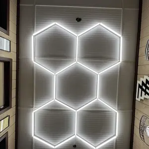 ETOP-도매 다섯 궁전 육각형 Led 램프 천장 조명 자동 세부 상점 Led 빛 세차를위한 빛