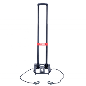Koper Baja <span class=keywords><strong>Mini</strong></span> Kompak, Truk Keranjang Troli Tangan Belanja Portabel Lipat Ringan Pegangan Teleskopik - Product Image 2