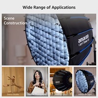 Aputure Amaran Light Dome 60, Light Dome 90, Boîte à lumière profonde, Modificateur de lumière Bowens, Lumière LED COB pour photographie de portrait et d'interview