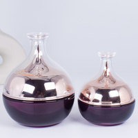 Vente en gros personnalisé 30g 50g Fancy Essence Emballage cosmétique pour soins de la peau pots de crème en verre pour crème pour le visage