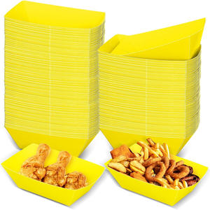 Boîtes de bateau colorées, boîtes de poulet frites de fête, plateaux de collation, boîtes de collation de Noël personnalisables, boîtes d'emballage de poulet rôti - Product Image 3