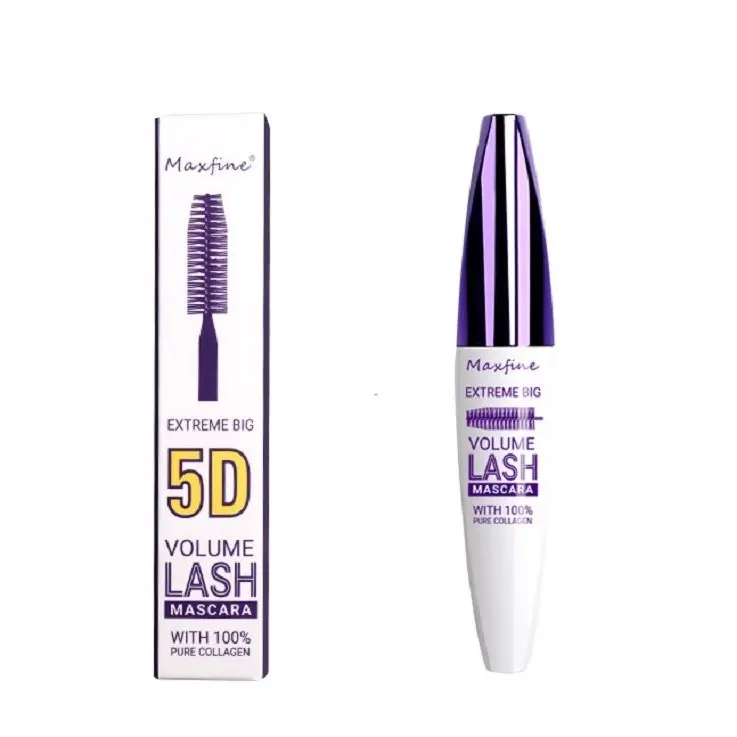 Mascara biologico Private Label Vegan impermeabile Mascara a lunga durata in fibra 3d