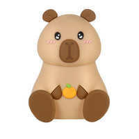 Haut-parleur Bluetooth sans fil en forme de capybara, support de téléphone multifonctionnel, mini ornement de bureau pour la décoration de la maison et de la chambre, cadeau