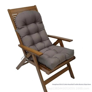 Coussin <span class=keywords><strong>de</strong></span> chaise Adirondack pliable imperméable et anti-UV pour jardin/terrasse, une pièce, dossier haut, usage extérieur, 100 % polyester - Product Image 2