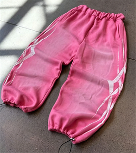 <span class=keywords><strong>Pantaloni</strong></span> da Jogging Rosa Personalizzati per <span class=keywords><strong>Uomo</strong></span>, Stile Vintage Oversize con Stampa Laterale, Effetto Invecchiato - Product Image 3