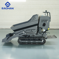 Kostenloser Versand Kleiner Raupen kipper All Terrain Yard Work Dumper Truck Voll hydraulischer Mini Crawler Dumper mit EPA-Motor