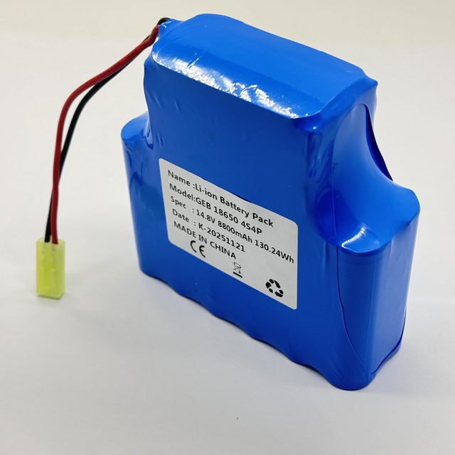 14.8V Li-ion Battery Pack 18650 21700 26650 14.4V 8800mAh 22.4Ah Rechargeable Battery Lithium Ion Pack for Solar Power LED Light