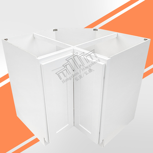Armario de <span class=keywords><strong>cocina</strong></span> RTA con diseños modernos de 33 "W X 34,5" H X 24 "D, armarios de esquina de madera, armario Base de esquina Lazy Susan para <span class=keywords><strong>Cocina</strong></span> - Product Image 4