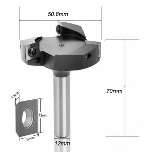 2 sap makinesi klip-tipi 3 kenarlı freze uçları rulman ile <span class=keywords><strong>Cnc</strong></span> kesme aletleri ağaç İşleme freze kesicisi Spoilboard kesici - Product Image 4