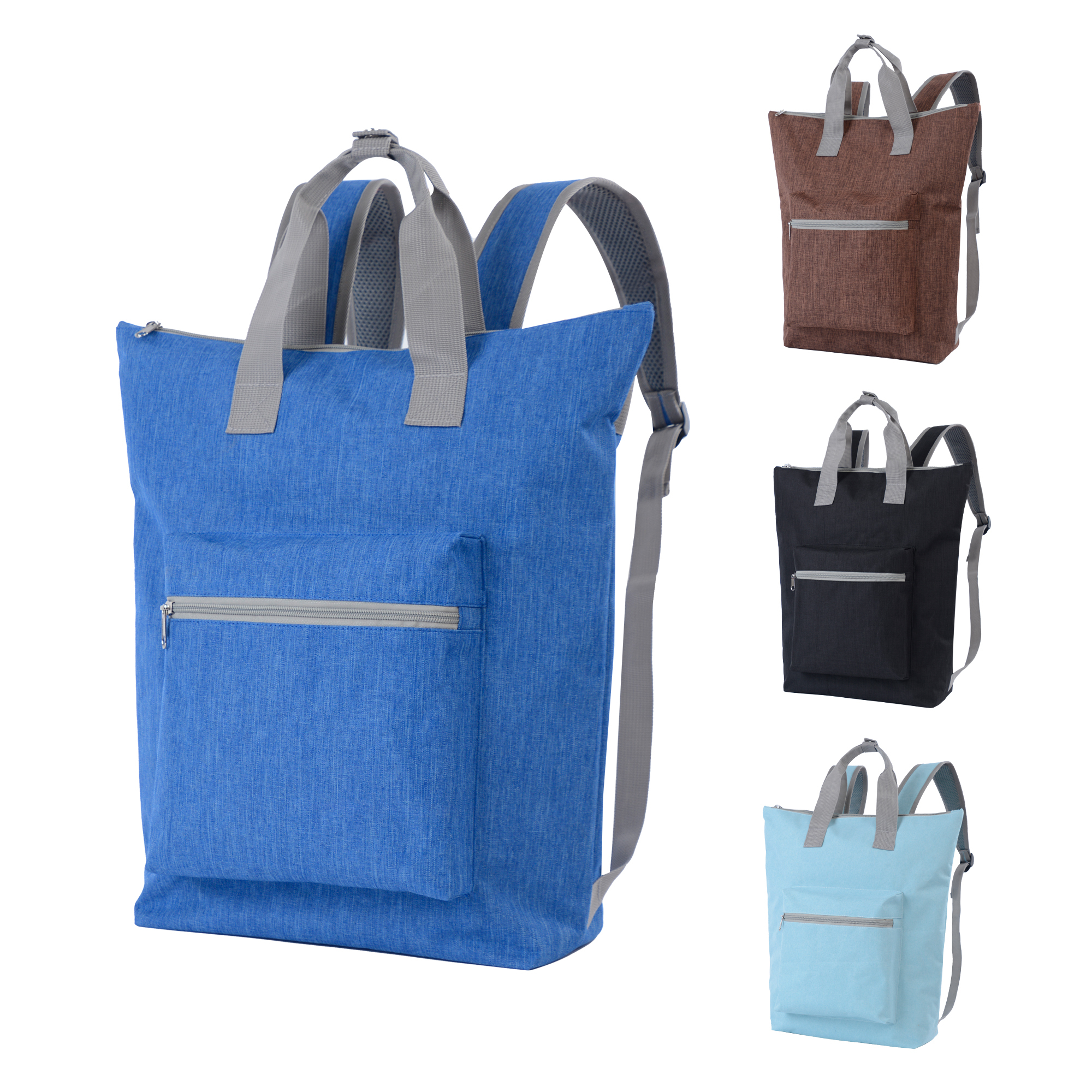 Zipper Large Capacity Durable Lightweight Portable Backpack