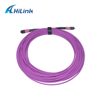 Cable QSFP + MPO 12 núcleos MM tipo B hembra MPO a cable de conexión de fibra MPO