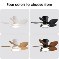 Ventilateur de plafond HSG 28 pouces couleur bois avec pales en ABS, moteur DC, télécommande, ventilateur de refroidissement pour usage domestique