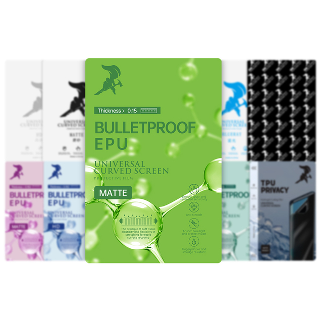 Self-healing Mate Mobile Phone Mica Hidrogel EPU Screen Protector Material Hydrogel Sheet for Iphone