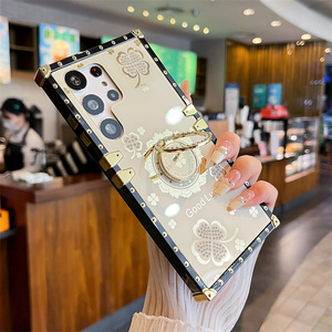 Per Samsung S24 S23 S22 Ultra A14 A54 A15 A32 A53 A13 custodia per telefono con diamante portafortuna - Product Image 2