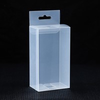 Boîte pliante transparente personnalisée en PVC, boîte cadeau en plastique transparent recyclable avec logo, emballage écologique