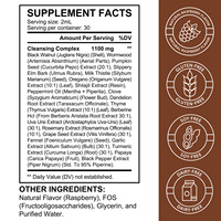 Acentialabs 20 en 1 Teinture de Noix Noire et d'Armoise Marque Privée Nettoyage Intestinal Gouttes Liquides de Noix Noire, d'Armoise et de Clous de Girofle