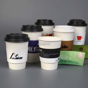 Manga de Papel para Vasos de Café Personalizada con Logotipo, Vasos de Papel para Café - Product Image 3