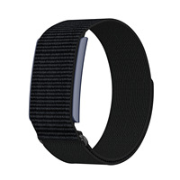 Bracelet de remplacement en nylon à scratch pour bras (couverture complète du biceps) pour Amazfit Huami Helio