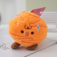 Porte-clés pendentif adorable petite planète, jouet en peluche doux, mini poupée moelleuse de dessin animé Kawaii, breloque de sac