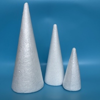 Schaumstoffkegel für Weihnachtsbäume Kinder-DIY-Formtechnik Feiertagsdekoration Polystyrol-Kegel Bessere Kreation Besserer Lebensstil
