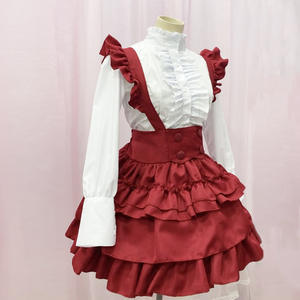 Tallas grandes Club Niñas Vestidos Maid Lolita Vestido Cosplay Mirando hacia arriba Sissy Cute Hamd Maid Outfit Uniforme Personal Traje Vestido - Product Image 4