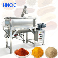 Mélangeur à ruban double chauffant HNOC Commercial 200l 500l pour poudre de piment et épices