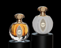 Flacon de parfum en verre de luxe personnalisable avec boîte OEM 30ml 50ml 200ml, bouchon magnétique et impression de logo personnalisée disponible