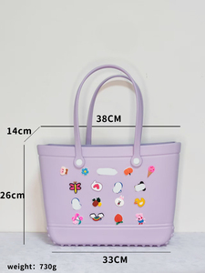 Sac de plage en forme de fruit de dessin animé - EVA imperméable, doublure en cuir, sac d'été lavable - Product Image 4