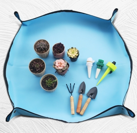 100*100 cm Modern Square Anti-Dirty Waterproof Thickened Oxford Planting Mat for Home Gardening 5 Year Use
