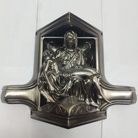 Quincaillerie pour cercueils : Ensemble de poignées d'angle en alliage de zinc pour cercueil, fournitures funéraires