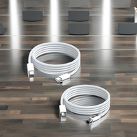 Datos de carga rápida de nailon 60W, 1m, PD 20W, sincronización de cargador de teléfono rápido para ordenador, impresora Samsung, carga USB 3,0 5A EU/US