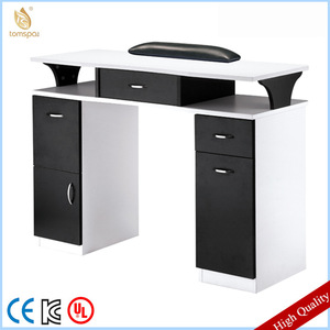 Table à ongles en bois moderne Table de manucure portable pour salon et centre commercial TS-7121 - Product Image 4