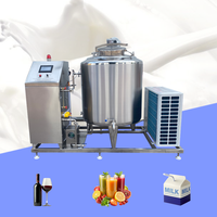 Nouvelle machine de pasteurisation automatique en acier inoxydable 100L 200L pour bière, jus et lait, avec refroidissement par compresseur et stérilisation