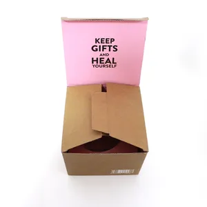 China Lieferant benutzer definierte Becher Set Box Keramik becher Verpackungs box Kraft karton Versand karton