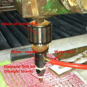 Tgs nóng bán thiêu kết kim cương lõi khoan bit 4-120mm thẳng Shank cho đá cẩm thạch gạch thủy tinh Lỗ Gốm làm băng ghế dự bị khoan công cụ - Product Image 6