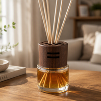 Couvercle de diffuseur d'aromathérapie en bois massif personnalisé, bouchon en bois pour bouteille d'huile parfumée personnalisée, accessoires écologiques pour la fragrance d'intérieur