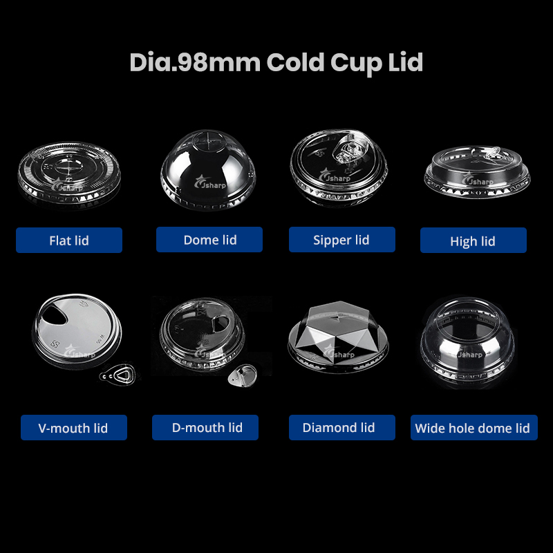 Clear cup lid