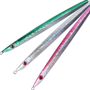 Señuelo de pesca de hundimiento rápido de 200g para pesca en aguas profundas, material de plomo para peces de agua salada, 23cm de longitud con diseño luminoso. - Product Image 5