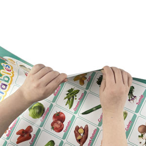 Póster interactivo de música en inglés para niños, juego de interior, regalo para niños, gráfico de pared parlante - Product Image 4